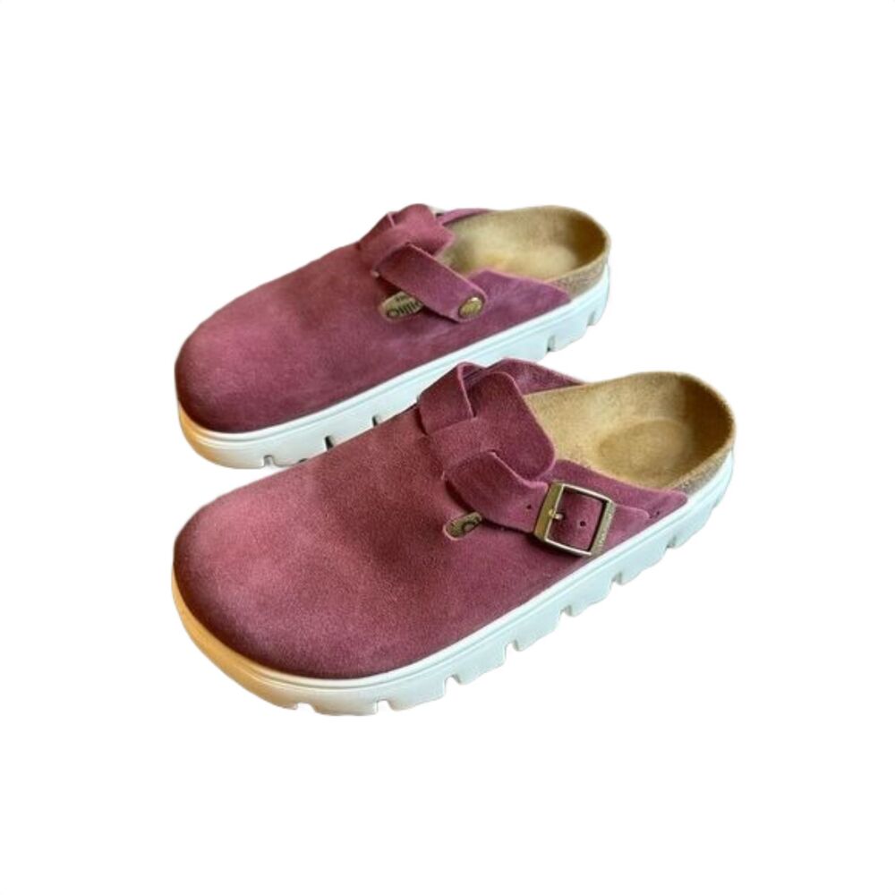 Birkenstock Boston Chunky Berry Red 40 - Picture 1 of 10